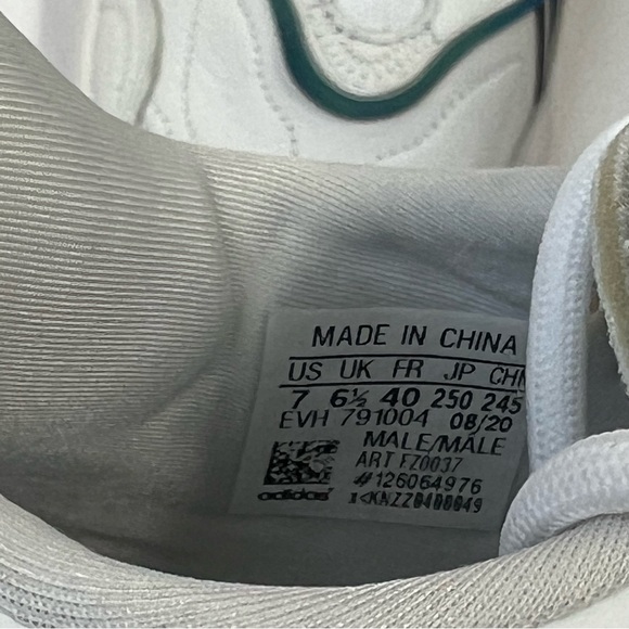 Adidas Originals Ozweego Cloud White Holographic Sneakers Unisex Men’s Size 7 - Picture 16 of 16